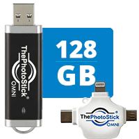 128GB ThePhotoStick Omni